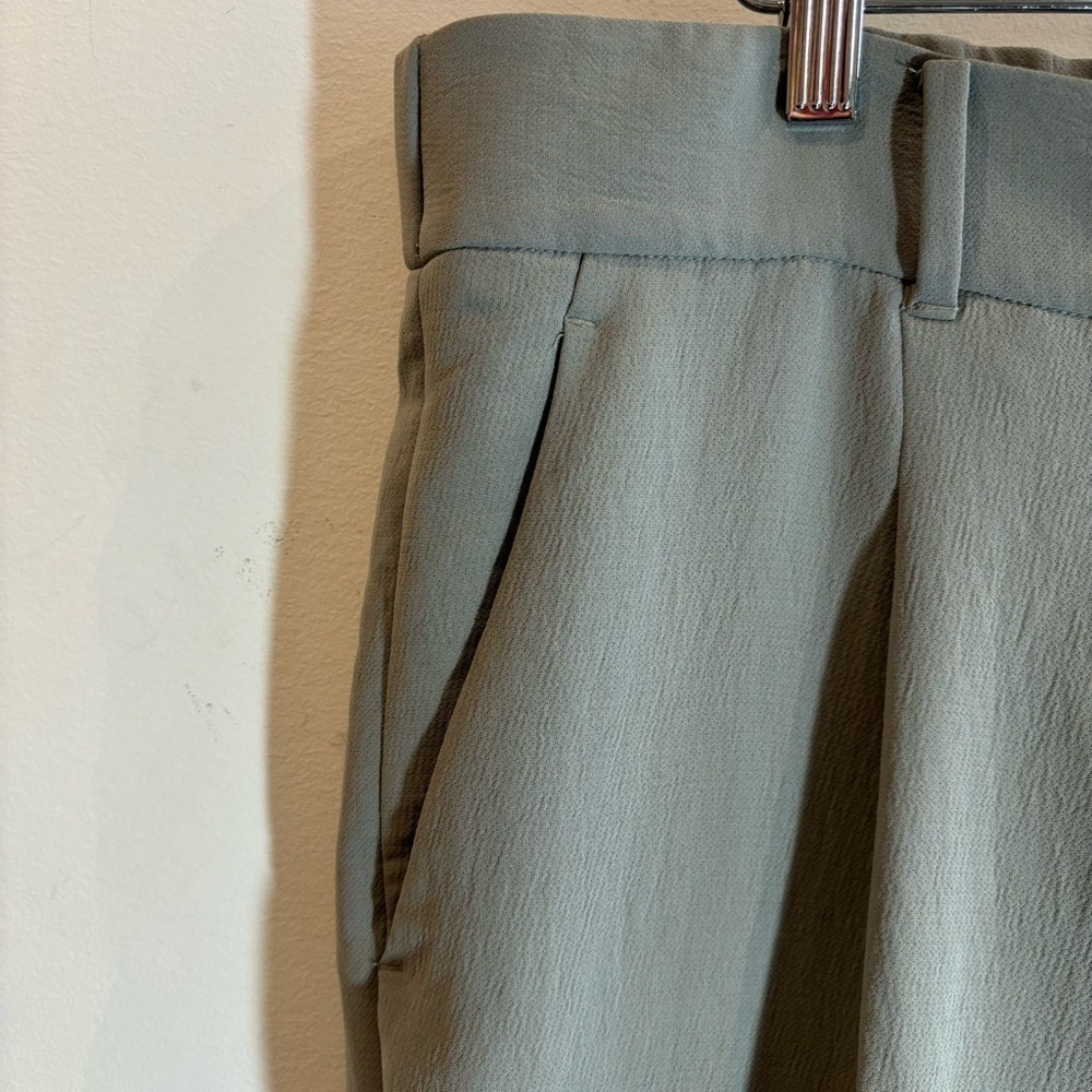 WILFRED Sz 14 Cuffed Tapered Leg Front Pleats Zipper Belt Loops Trousers - Picture 4 of 10